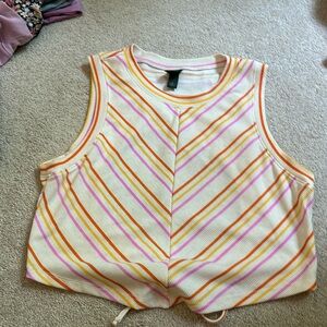 Stopped cropped shirt